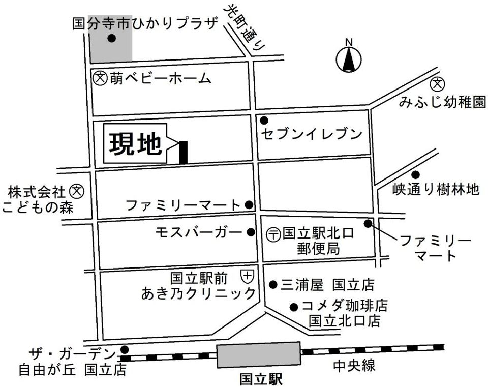 近くに施設あり