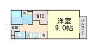 プレミール新稲の間取り画像