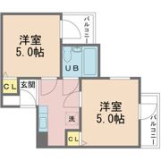 六龍苑岡町の間取り画像