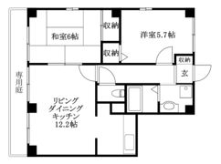 フォブールM2の間取り画像