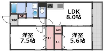エレガンス川上の間取り画像