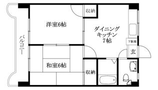 エリフェット松山の間取り画像