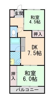 ハイツ寺庄の間取り画像