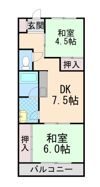 ハイツ寺庄の間取り画像