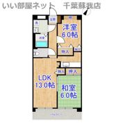 エスポワール蘇我の間取り画像
