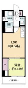 ACT DOORS 天六の間取り画像