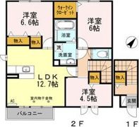 ラフィネ栄の間取り画像