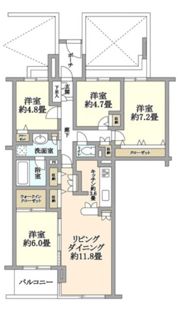 野沢パークハウスの間取り画像