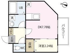 MOVE庚午北壱番館の間取り画像