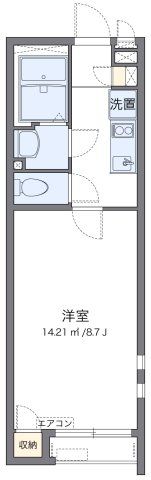 クレイノカーサ カリーナの間取り画像