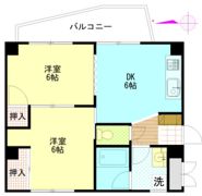 洋光ハイツ中山の間取り画像