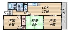ベルヴュー桜の町の間取り画像