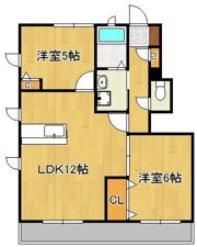グランドゥール大地G棟の間取り画像