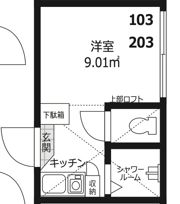 カーサシルクの間取り画像