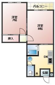 リバーサイド駒見の間取り画像