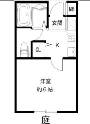 ハイツエスペーロの間取り画像