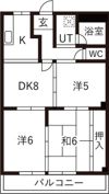 ハイツパインの間取り画像
