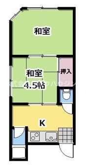 山田マンションの間取り画像