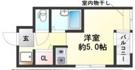 パレドゥグレース西灘の間取り画像