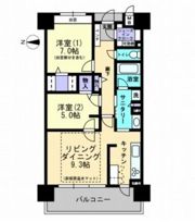 アルファステイツ岡山駅前の間取り画像