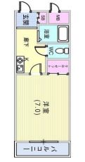 HU岩屋ハイツの間取り画像