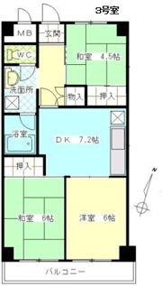 アミカル高橋の間取り画像