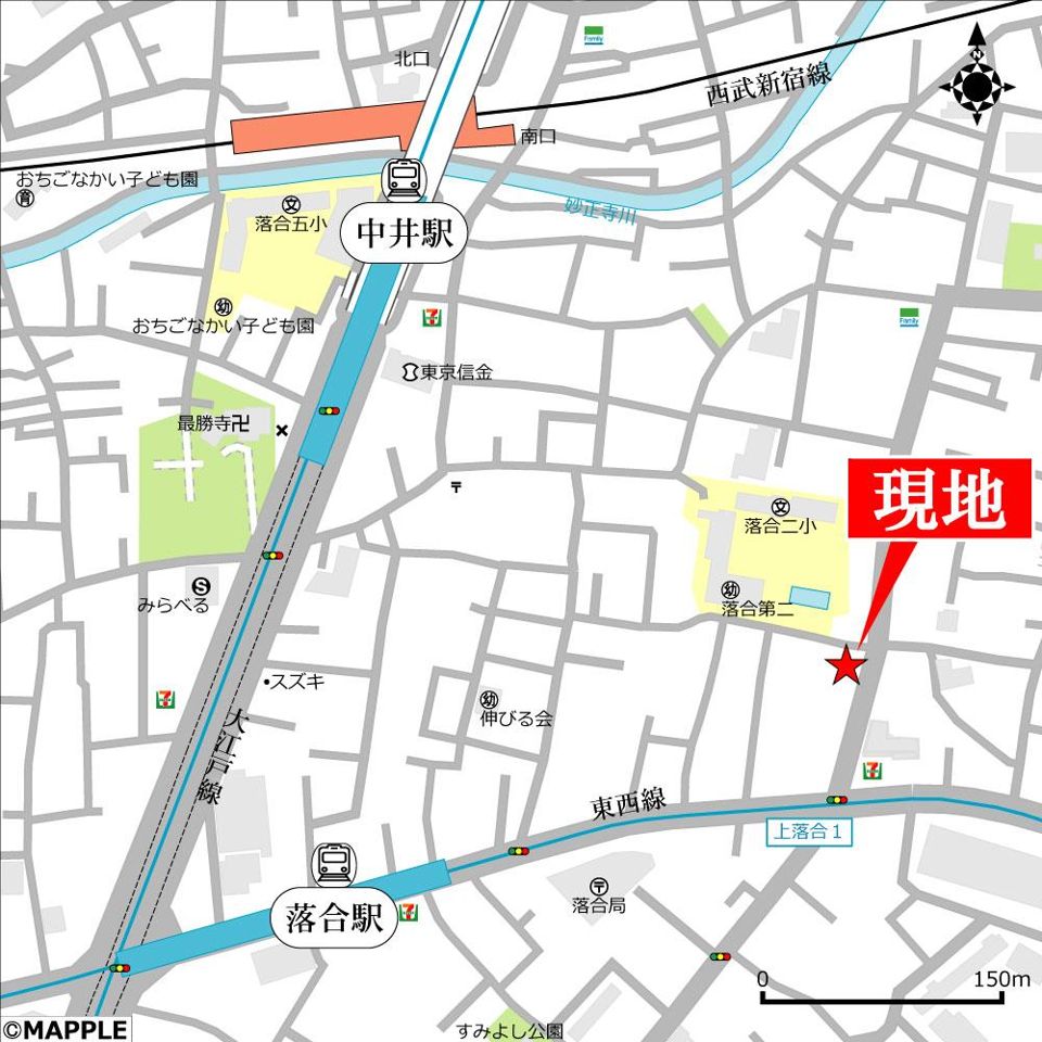 近くに施設あり