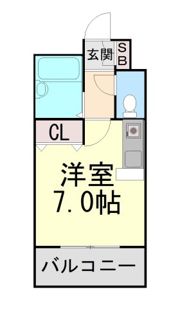 サンライズセカンドの間取り画像