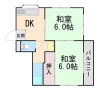 パラシオン西町の間取り画像