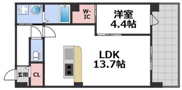 サンティエ福島吉野の間取り画像