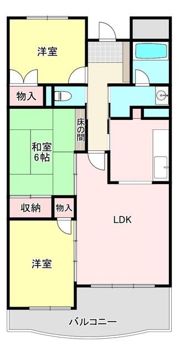 アビタシオン深町の間取り画像