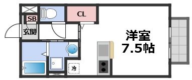 メゾンドゥ長瀬 Ⅱの間取り画像