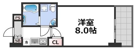 セレニテ桜川駅前プリエの間取り画像