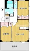 フォブール津森D棟の間取り画像