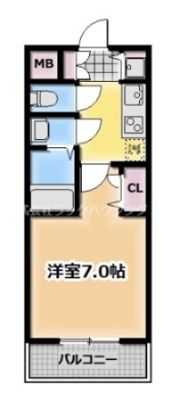 エスリードレジデンス都島シティフロントの間取り画像