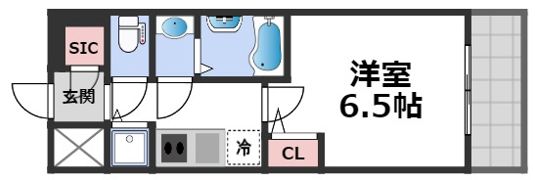 La Douceur北巽の間取り画像