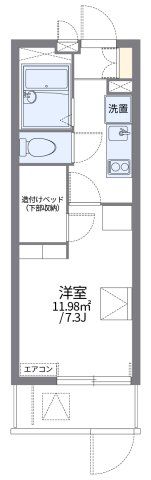 レオパレスサウスリーの間取り画像