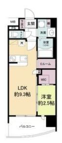 セレニテ難波グランデノールの間取り画像