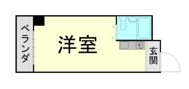 ユニバーサルコート柴原の間取り画像