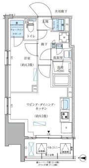 パークアクシス??島コンフォートスクエアの間取り画像