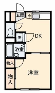 アンテルナ富水3の間取り画像