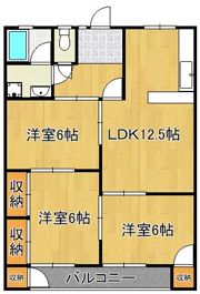コーポ三桜の間取り画像