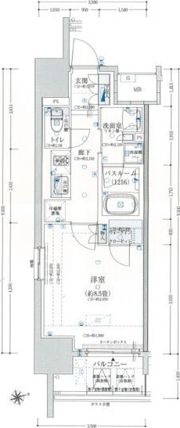 オープンレジデンシア池下THE ONEの間取り画像