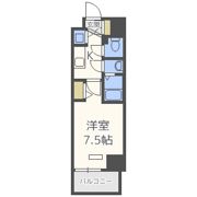 プレサンス北浜ラ・フェスタの間取り画像
