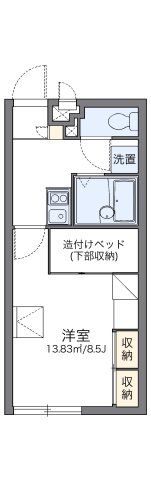 レオパレス森の間取り画像