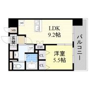 Luxe新大阪Ⅱの間取り画像