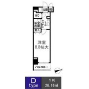 新大阪セレニテの間取り画像