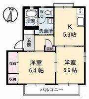 ティファニー B棟の間取り画像