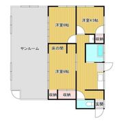 米永貸家の間取り画像