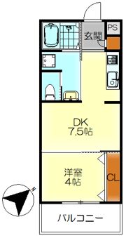 POTHOS呉三条の間取り画像